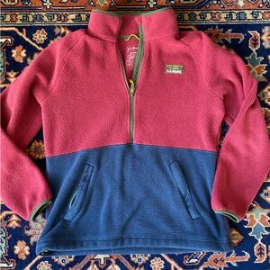 EUC L.L. bean fleece size medium